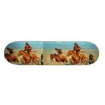 Der Büffel Runners (1909) Frederic Remingtons Bedrucktes Skateboard