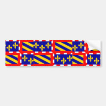 Der Burgund, Frankreich Autosticker