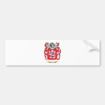 Der Burgund-Wappen (Familienwappen) Auto Sticker