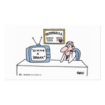 Der Cartoon-Geschäfts-oder Verabredungs-Karte des  Visitenkarten Vorlage