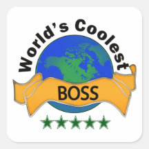 Der coolste Chef der Welt Sticker
