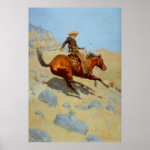 Der Cowboy Frederic Remingtons (1902) Plakatdrucke