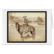 Der Cowboy Sd 1887 Grußkarten