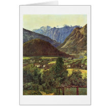 Der Dachstein durch Sophie Platz von Grußkarte
