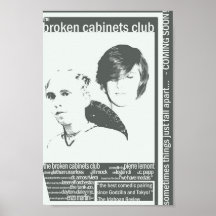 "der defekte Kabinettverein " Plakate
