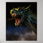 Der Drachen des Logs geboren - Plakatdruck
