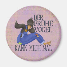 Der Frühe Vogel Magnete