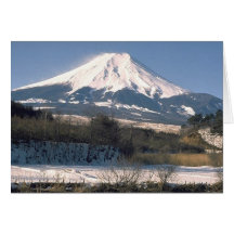Der Fujisan Grußkarten