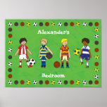Der Fußball-Fußball-personalisiertes Plakat des Ju