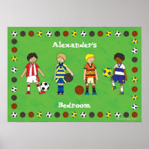 Der Fußball-Fußball-personalisiertes Plakat des Ju
