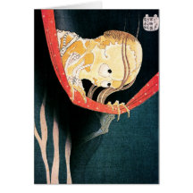Der Geist von Kohada Koheiji, Hokusai Karten