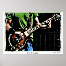 Der Gitarrist Plakatdrucke