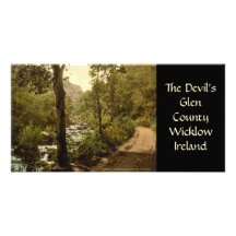 Der Glen des Teufels, Landkreis Wicklow Photokarten