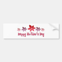 Der glückliche Tag der Mutter Autosticker