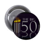 Der große 50 Geburtstags-Knopf Button