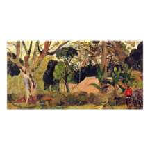 Der große Baum (Te Rahi Raau) durch Gauguin Paul Bilder Karten