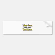 Der große… Inder des Lebens Auto Sticker
