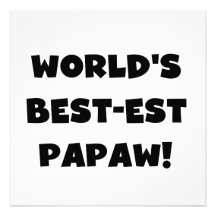 Der Gut-est-Papaya-Frucht Geschenke der schwarze T Ankündigung
