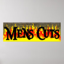 Der Haarschnitt-Salon-Plakat der Männer