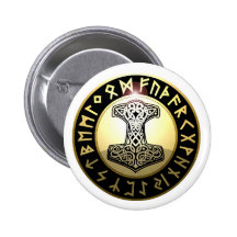 Der Hammer des Thors Anstecknadelbuttons