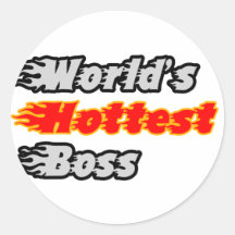 Der heißeste Chef der Welt Sticker