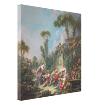 Der Idyll des Schäfers - François Boucher Leinwanddruck