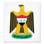 Der Irak-Wappen Foto Druck