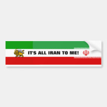 Der Iran-Flagge " es ist aller Iran zu mir " Auto Sticker