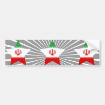 Der Iran-Stern Autosticker