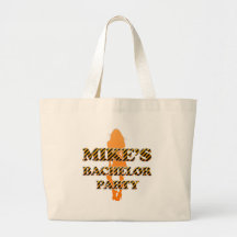 Der Junggeselle-Party der Mike Einkaufstasche