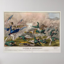 Der Kampf von Churubusco durch J. Cameron Plakatdrucke