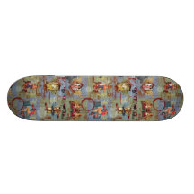 Der Kitsch Bitsch: Zerstörter Kitsch Bitsch Pin-UP Individuelles Skateboard