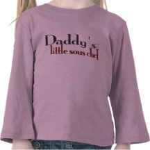 Der kleine sous Koch des Vatis Shirts