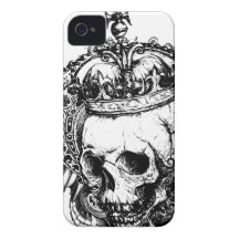 Der königliche tote Goth MetalliPhone 4 Fall iPhone 4 Case-Mate Hülle