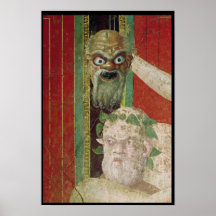 Der Kopf des älteren Silenus Posterdrucke