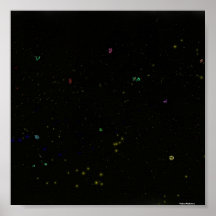 Der Kosmos, wie ich sie scheine Plakate