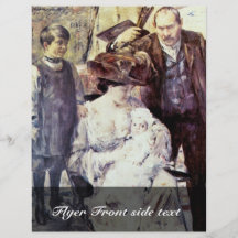 Der Künstler und seine Familie (Familien-Porträt)  Individuelle Flyer