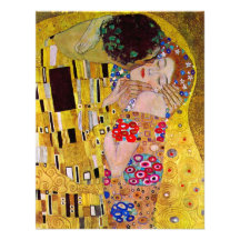 Der Kuss (Detail) durch Gustav Klimt Einladungskarten