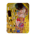 Der Kuss (Detail) durch Gustav Klimt Rechteckige Magnete