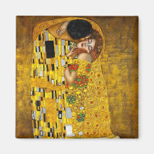 Der Kuss durch Gustav Klimt Kühlschrankmagnet