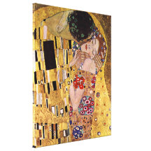 Der Kuss, Gustav Klimt Leinwand Druck