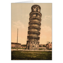 Der lehnende Turm von Pisa, Toskana, Italien Karten