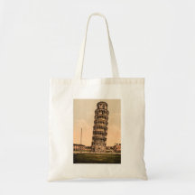 Der lehnende Turm von Pisa, Toskana, Italien Einkaufstaschen