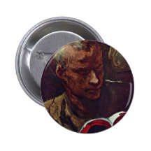 Der Leser durch Daumier Honoré Anstecknadelbuttons