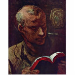 Der Leser durch Daumier Honoré Photostatue