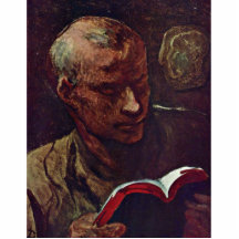 Der Leser durch Daumier Honoré Photostatue