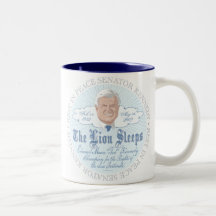 Der Löwe des Senats schläft RIP Ted Kennedy Kaffeetassen