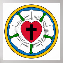 Der Luther RoseLutheranism Martin Luther Posterdrucke