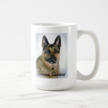 Der majestätische Schäferhund Tee Haferl