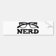 Der Nerd oder die Nerds Auto Aufkleber